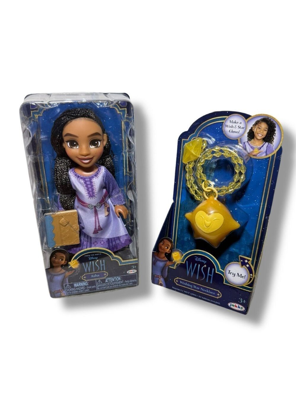 Disney Wish Asha 6" Doll with Yellow Wishing Star Necklace